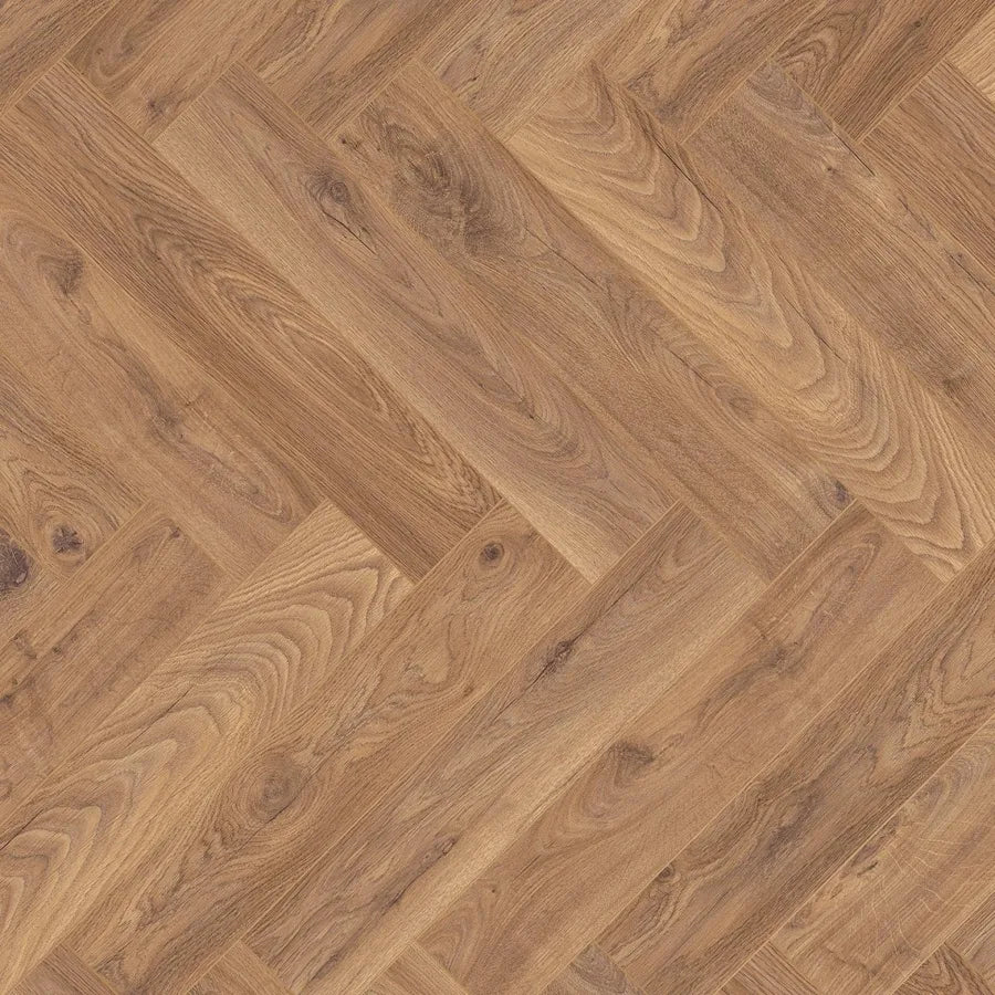 Ламиниран паркет 8мм 32742 Kaindl AC5/32, V4-фуга, Oak Bamburgh HO Houston, Herringbone Small Plank Collection