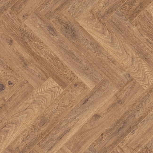 Ламиниран паркет 8мм 32742 Kaindl AC5/32, V4-фуга, Oak Bamburgh HO Houston, Herringbone Small Plank Collection